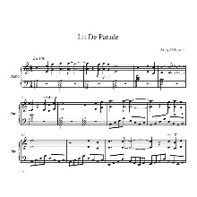 Army Of Lovers - Lit De Parade (ноты для фортепиано)