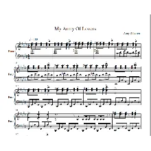 Army Of Lovers - My Army Of Lovers (ноты фортепиано)