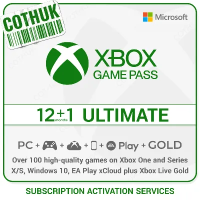XBOX GAME PASS ULTIMATE/PREMIUM 14D/ESSENTIAL/PC 1-2-3-4-5-6-7-11-12 MONTHS