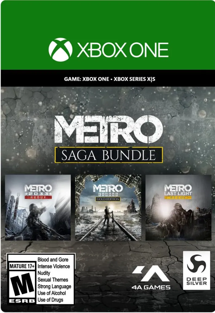 Metro Saga Bundle · Metro Exodus Gold Edition XBOX ONE · XBOX SERIES X · S Ключ