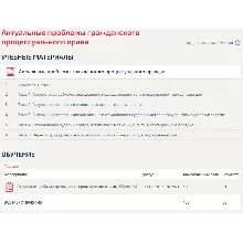 Актуальные проблемы гражданского процессуального права