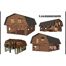 Проект каркасной автомойки либо СТО 12900х8700мм