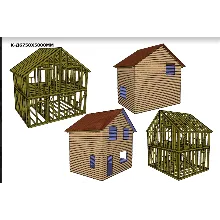 Проект каркасного дома 6750х5000мм для дачи и ПМЖ