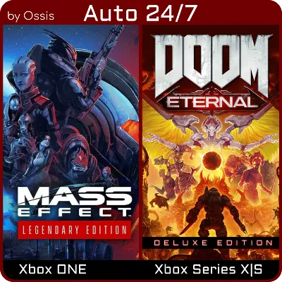 24/7 XBOX Mass Effect Legendary, DOOM Eternal Deluxe - irongamers.ru
