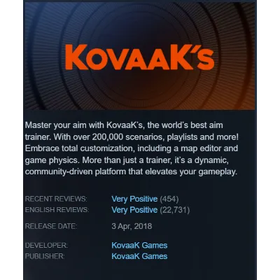 KovaaK&acute;s Anime Pack STEAM KEY REGION GLOBAL+РОССИЯ ЛИЦЕНЗИЯ - irongamers.ru