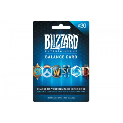 Battle.net 20 USD Подарочная Карта Blizzard - irongamers.ru