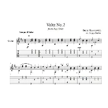 Valtz No. 2 Dmitri Shostakovich guitar cover