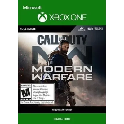 CALL OF DUTY MODERN WARFARE DIGITAL STANDARD EDITION 2019 XBOX КЛЮЧ