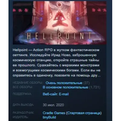 Hellpoint STEAM KEY GLOBAL+РФ+СНГ СТИМ КЛЮЧ ЛИЦЕНЗИЯ - irongamers.ru