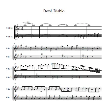 BOND 'DIABLO' (ноты скрипичный дуэт)