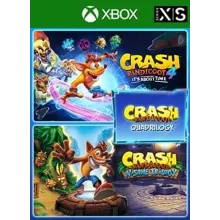 CRASH BANDICOOT™ - НАБОР QUADRILOGY XBOX КЛЮЧ