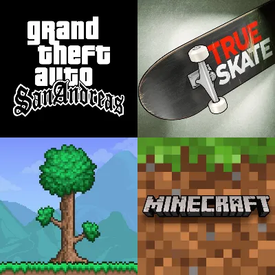 MINECRAFT + GTA SAN ANDREAS TERRARIA iPhone ios iPad - irongamers.ru