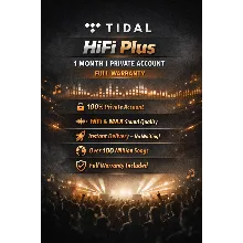 Tidal HIFI PLUS| Family | | 1 MONTH | Private - irongamers.ru
