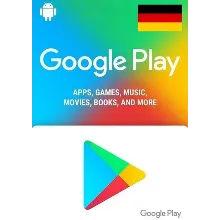 GOOGLE PLAY ПОДАРОЧНАЯ КАРТА 10-100 EUR ГЕРМАНИЯ - irongamers.ru