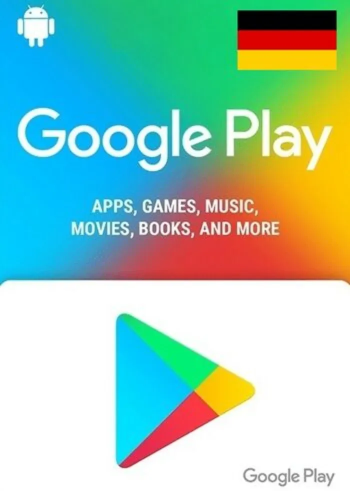 GOOGLE PLAY GIFT CARD 5€ EURO - ГЕРМАНИЯ DE