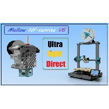 3D модель Директ экструдера NF-sunrise для 3D принтера