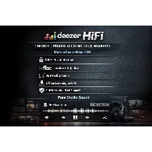 Deezer HiFi 1 Месяц Студийный Звук Приватный Аккаунт H-24