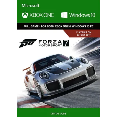 Forza Motorsport 7 XBOX ONE SERIES X|S PC WIN 10 Ключ - irongamers.ru