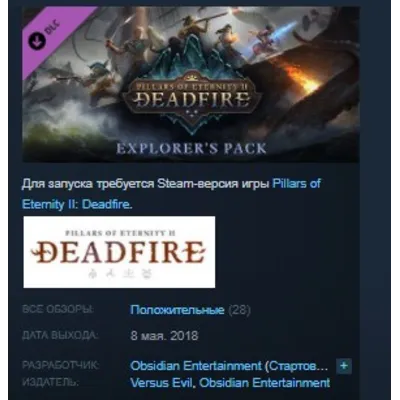 Pillars of Eternity II: Deadfire Explorer's Pack STEAM - irongamers.ru