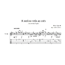Я люблю тебя до слез (Александр Серов) на гитаре
