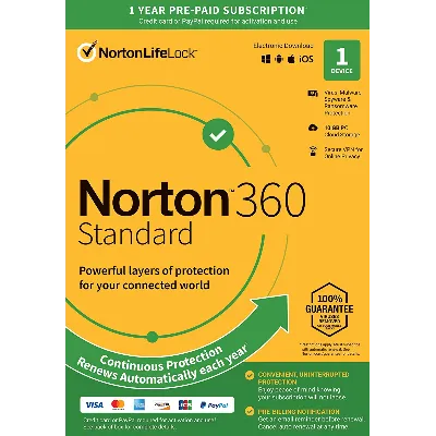 Norton 360 Standard 1 devices / 90 days (Global) - irongamers.ru