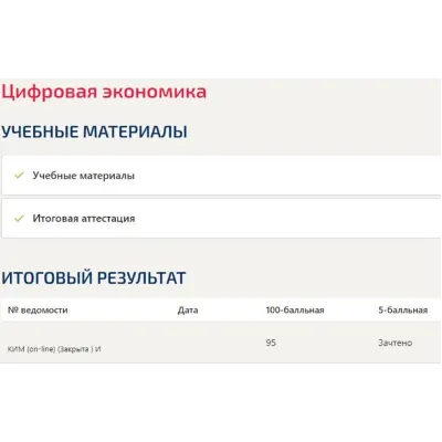 Цифровая экономика ответы Синергия (Итоговый тест) - irongamers.ru