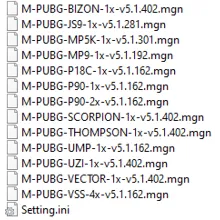 PUBG - 5.7, 9, .45 - макросы для bloody, x7