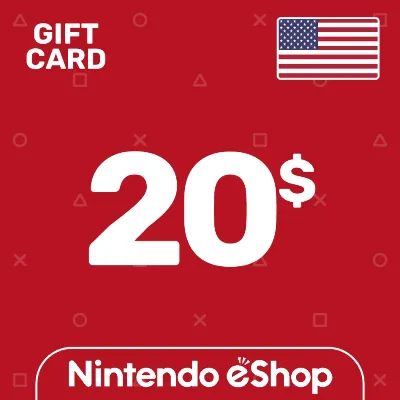 Nintendo eShop Gift Card 20 USD US-region (Моментально) - irongamers.ru