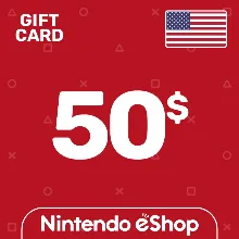 Nintendo eShop Gift Card 50 USD US-region (Моментально)