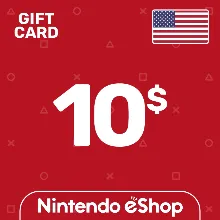 Nintendo eShop Gift Card 10 USD US-region (Моментально)