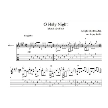O Holy Night (Minuit chrétiens) для гитары