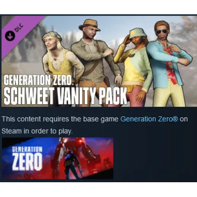 Generation Zero Schweet Vanity Pack DLC (Steam) GLOBAL - irongamers.ru