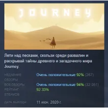 Journey 2020 АВТОДОСТАВКА STEAM GIFT РОССИЯ
