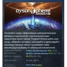 Dyson Sphere Program АВТОДОСТАВКА STEAM GIFT РОССИЯ