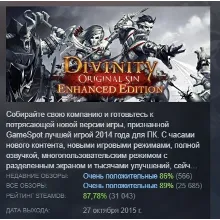 Divinity: Original Sin Enhanced Edition АВТОДОСТАВКА STEAM РОССИЯ