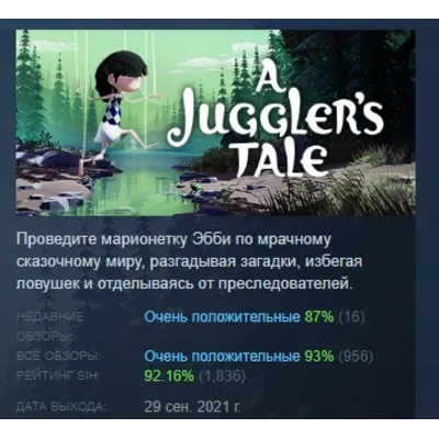 A JUGGLER&acute;S TALE - КЛЮЧ STEAM - ГЛОБАЛЬНЫЙ - irongamers.ru