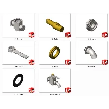 Кран сливной МЧ00.03.00.00 solidworks