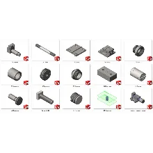 Зажим гидравлический МЧ00.04.00.00 solidworks