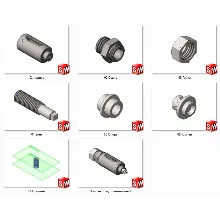 Клапан предохранительный МЧ00.05.00.00 solidworks