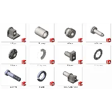 Прижим гидравлический МЧ00.06.00.00 solidworks