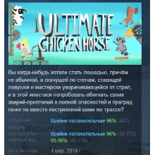 Ultimate Chicken Horse АВТОДОСТАВКА STEAM РОССИЯ