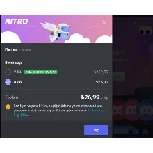 ⭐ 27 TL.  только для Турция Discord  ⭐