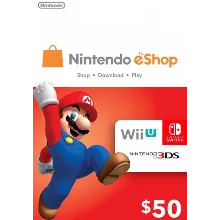 Nintendo eshop 50$ USA - без комиссии