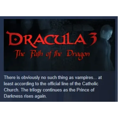 Dracula 3: The Path of the Dragon АВТОДОСТАВКА STEAM GLOBAL МГНОВЕННО ЛИЦЕНЗИЯ - irongamers.ru