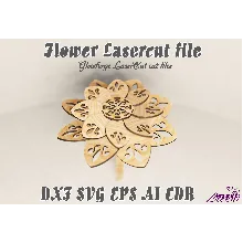 Цветок файлы для лазерной резки DXF SVG CDR EPS AI