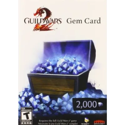 Guild Wars 2 2000 Gems Card - irongamers.ru