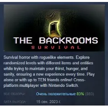 The Backrooms: Survival АВТОДОСТАВКА STEAM GLOBAL МГНОВЕННО ЛИЦЕНЗИЯ