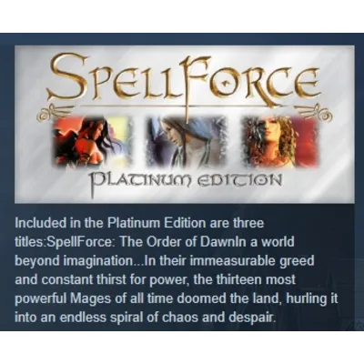 SpellForce Platinum Edition АВТОДОСТАВКА STEAM GLOBAL МГНОВЕННО ЛИЦЕНЗИЯ - irongamers.ru