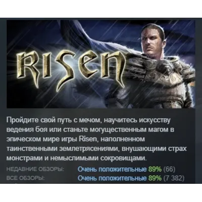 Risen АВТОДОСТАВКА STEAM GLOBAL МГНОВЕННО ЛИЦЕНЗИЯ - irongamers.ru