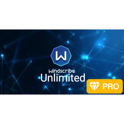 Windscribe VPN Pro аккаунт на 1 месяц, безлимит - irongamers.ru